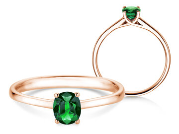 Verlovingsring Glow in roségoud