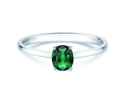 Verlovingsring Glow in witgoud