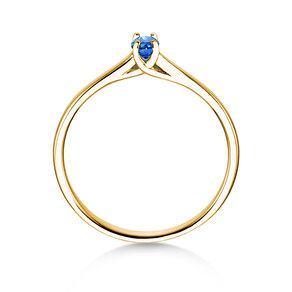 Verlovingsring Glow in 9K geelgoud met saffier 0,25ct