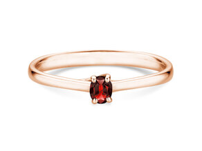 Verlovingsring Glow in 14K roségoud met robijn 0,25ct