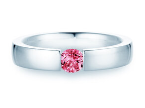 Verlovingsring Infinity Colour in 9K witgoud met roze toermalijn 0,50ct