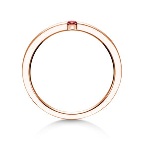 Verlovingsring Infinity Colour in 18K roségoud met robijn 0,10ct