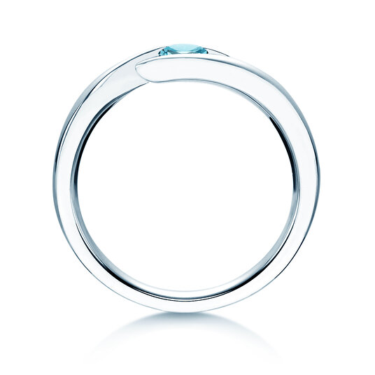 Verlovingsring Twist Colour in zilver
