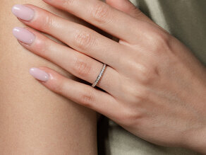 Verlovingsring Alliance-/Eternityring in 14K geelgoud met diamanten 0,21ct G/SI
