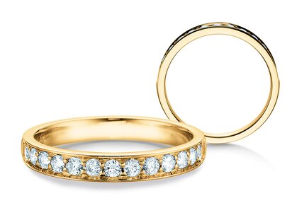 Verlovingsring Alliance-/Eternityring in geelgoud