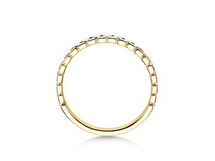 Verlovingsring Balance in 9K geelgoud met diamanten 0,50ct G/SI