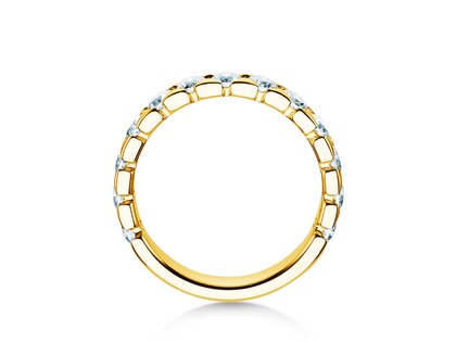 Verlovingsring Balance in 14K geelgoud met diamanten 1,30ct G/SI