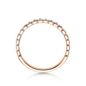 Verlovingsring Balance in 18K roségoud met diamanten 0,50ct G/SI
