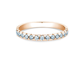 Verlovingsring Balance in 18K roségoud met diamanten 0,50ct G/SI