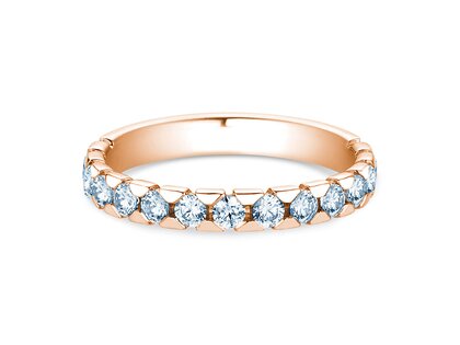Verlovingsring Balance in 14K roségoud met diamanten 0,75ct G/SI