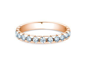 Verlovingsring Balance in 14K roségoud met diamanten 0,75ct G/SI
