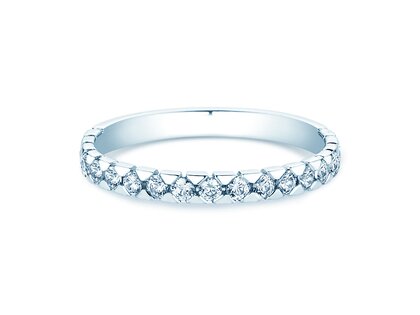 Verlovingsring Balance in 9K witgoud met diamanten 0,50ct G/SI