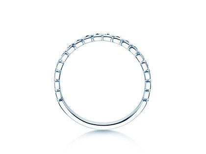 Verlovingsring Balance in 9K witgoud met diamanten 0,50ct G/SI
