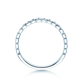 Verlovingsring Balance in 9K witgoud met diamanten 0,50ct G/SI