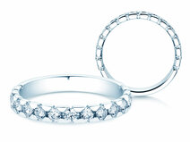 Verlovingsring Balance in 14K witgoud met diamanten 0,75ct G/SI