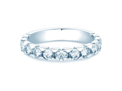 Verlovingsring Balance in 14K witgoud met diamanten 1,30ct G/SI