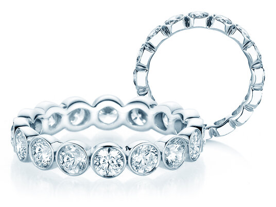 Verlovingsring Bliss in 14K witgoud met diamanten 1,00ct G/SI