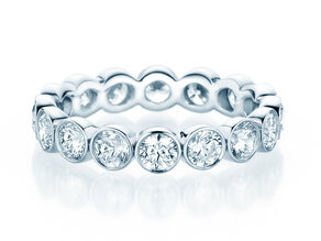 Verlovingsring Bliss in 14K witgoud met diamanten 1,00ct G/SI