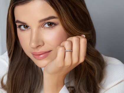Verlovingsring Bliss in 14K witgoud met diamanten 1,00ct G/SI