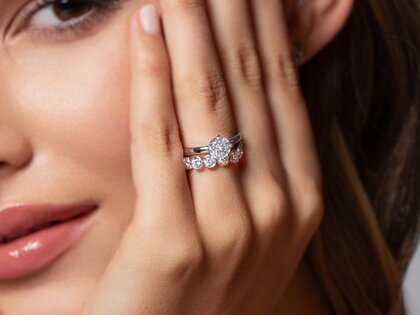Verlovingsring Bliss in 14K witgoud met diamanten 1,00ct G/SI