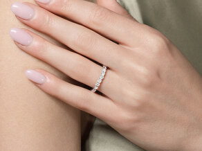 Verlovingsring Dawn in 14K witgoud met diamanten 1,27ct G/SI