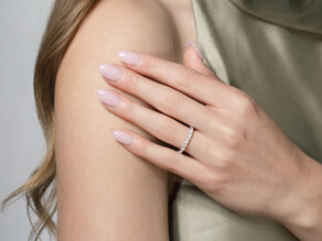 Verlovingsring Dawn in 14K witgoud met diamanten 1,27ct G/SI