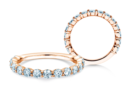 Verlovingsring Dawn in 14K roségoud met diamanten 1,27ct G/SI