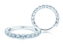 Verlovingsring Dawn in 9K witgoud met diamanten 0,85ct G/SI