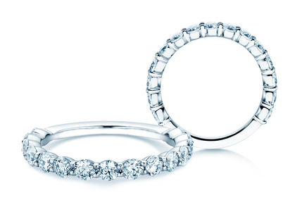 Verlovingsring Dawn in 14K witgoud met diamanten 1,27ct G/SI