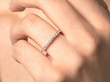 Verlovingsring Dawn in 14K witgoud met diamanten 0,53ct G/SI