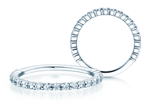 Verlovingsring Dawn in platina 950/- met diamanten 0,53ct G/SI