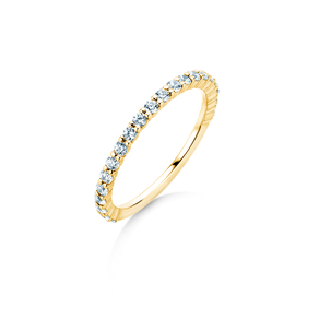 Verlovingsring Dawn in 14K geelgoud met diamanten 0,53ct G/SI