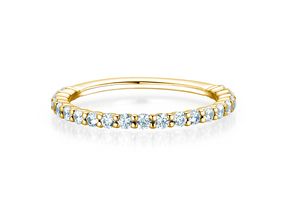 Verlovingsring Dawn in 14K geelgoud met diamanten 0,53ct G/SI