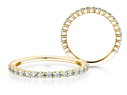 Verlovingsring Dawn in 14K geelgoud met diamanten 0,53ct G/SI