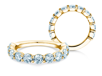 Verlovingsring Dawn in geelgoud