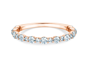 Verlovingsring Diamond Pulse in 14K roségoud met diamanten 0,59ct G/SI