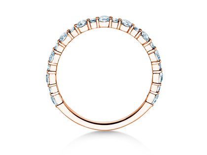 Verlovingsring Diamond Pulse in 14K roségoud met diamanten 0,59ct G/SI