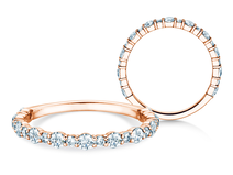Verlovingsring Diamond Pulse in 18K roségoud met diamanten 0,59ct G/SI