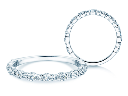 Verlovingsring Diamond Pulse in 14K witgoud met diamanten 0,59ct G/SI