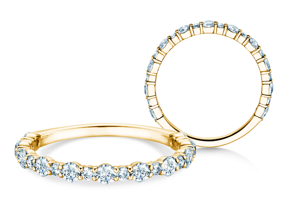 Verlovingsring Diamond Pulse in 14K geelgoud met diamanten 0,59ct G/SI