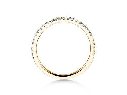 Verlovingsring Dusk in 9K geelgoud met diamanten 0,25ct G/SI