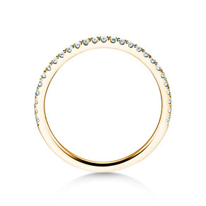 Verlovingsring Dusk in 9K geelgoud met diamanten 0,25ct G/SI