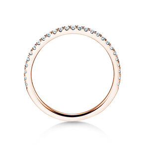 Verlovingsring Dusk in 9K roségoud met diamanten 0,25ct G/SI