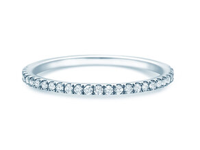 Verlovingsring Dusk in platina 950/- met diamanten 0,25ct G/SI
