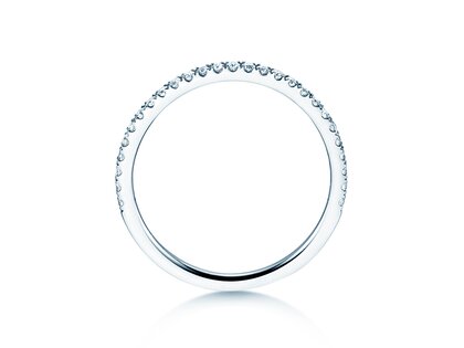 Verlovingsring Dusk in platina 950/- met diamanten 0,25ct G/SI