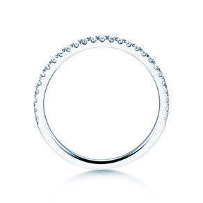 Verlovingsring Dusk in platina 950/- met diamanten 0,25ct G/SI