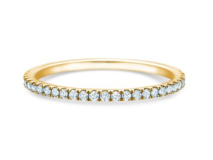 Verlovingsring Dusk in 9K geelgoud met diamanten 0,25ct G/SI