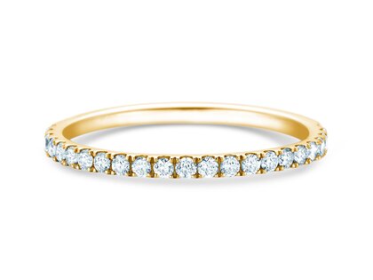 Verlovingsring Dusk in 14K geelgoud met diamanten 0,35ct G/SI