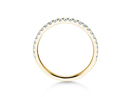 Verlovingsring Dusk in 14K geelgoud met diamanten 0,35ct G/SI