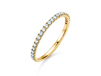 Verlovingsring Dusk in 14K geelgoud met diamanten 0,35ct G/SI